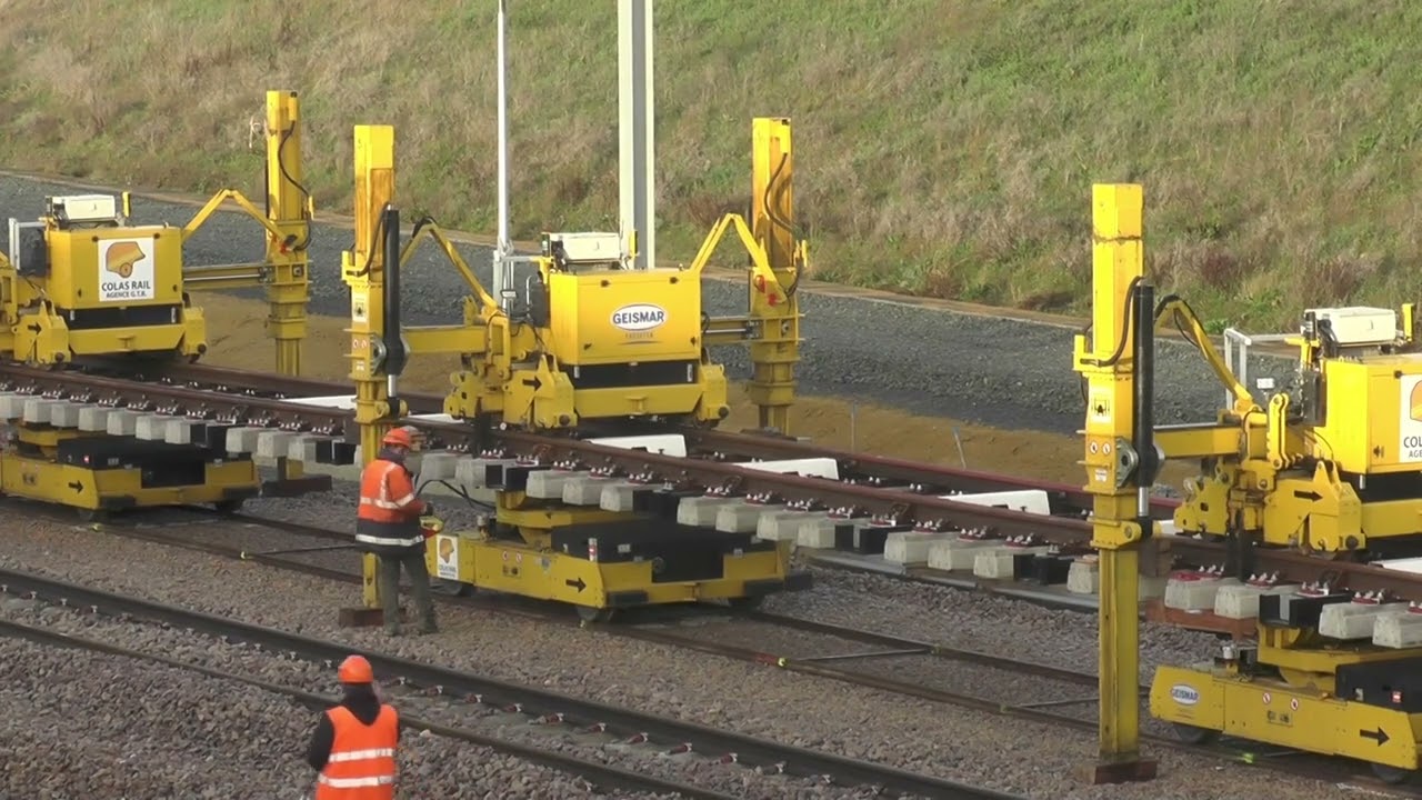 PEM-LEM | Track & turnouts laying system | Geismar