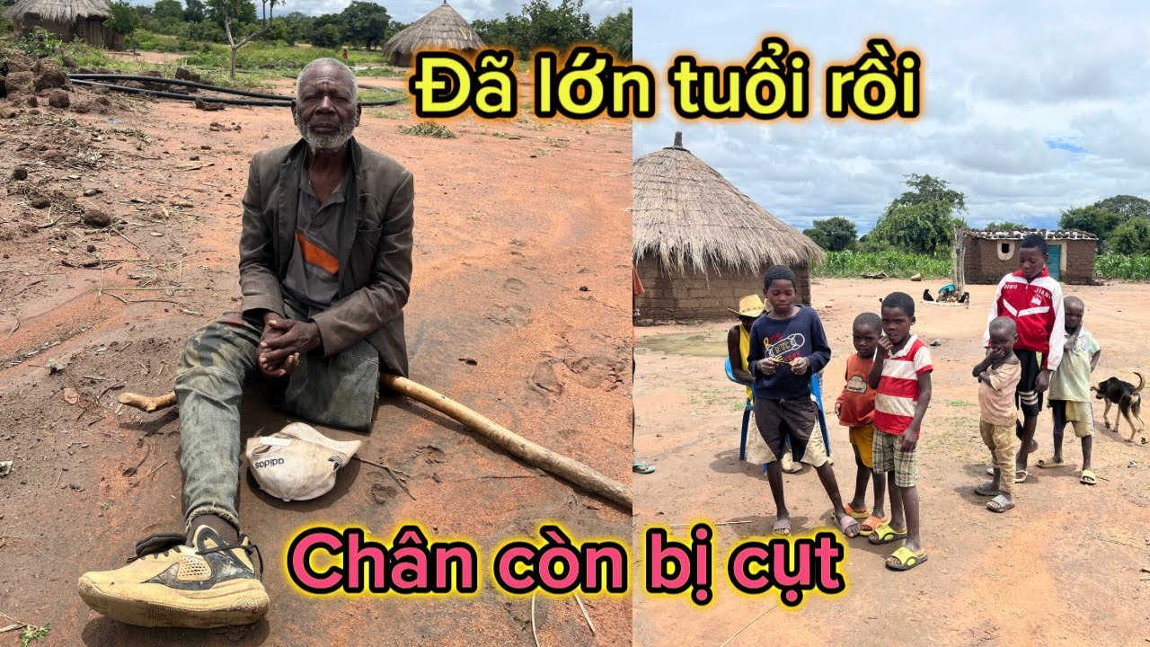 Thái Lâm Vlogs || Thương cho hoàn cảnh của Bác tuổi đã cao nhưng chân lại bị cụt 