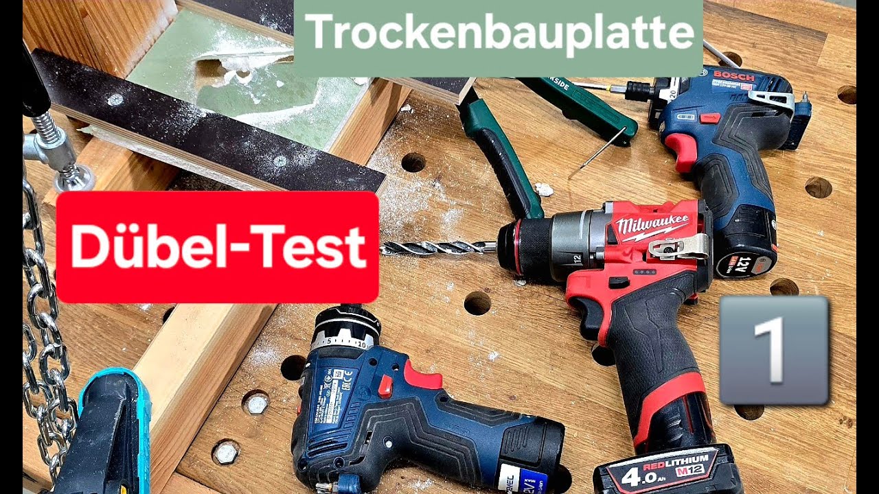 Dübel Test in Gipskartonplatten - Teil 1 | RPH