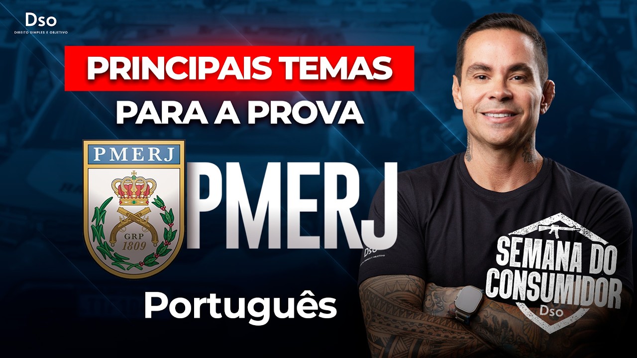 Principais temas para prova da PMERJ | Língua Portuguesa | com Prof. Alexandre Soares!