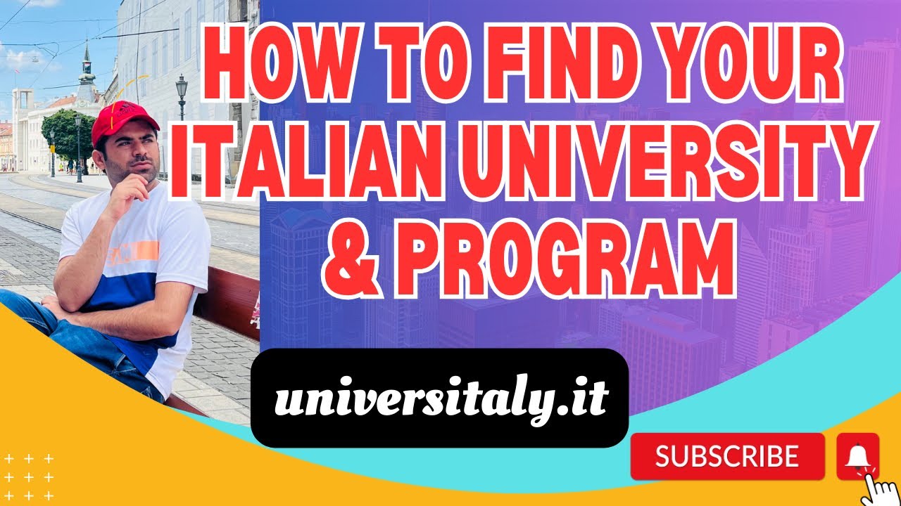 How to find best Universities in Italy | Admission 2024 | Fully Funded | @Ijaz-Hussain
