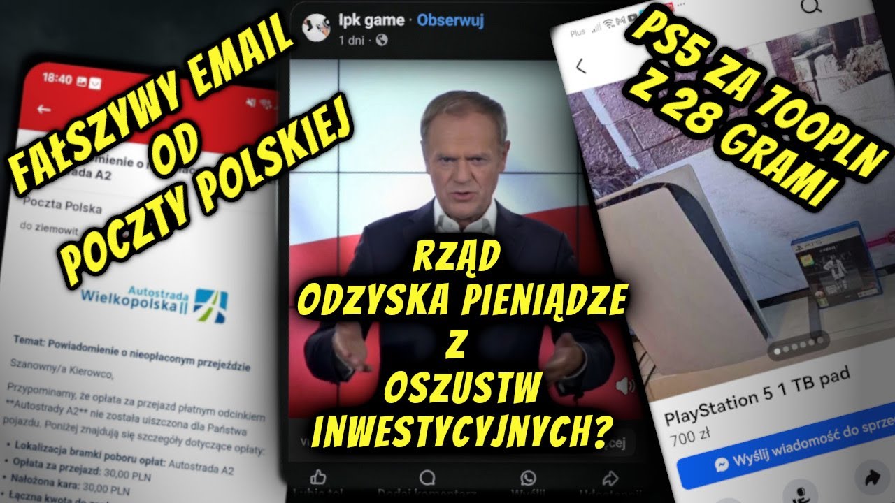 NIEOPŁACONY PRZEJAZD AUTOSTRADA A2 * PS5 ZA 700zł * RZĄD ODZYSKA PIENIĄDZE Z OSZUSTW INWESTYCYJNYCH?