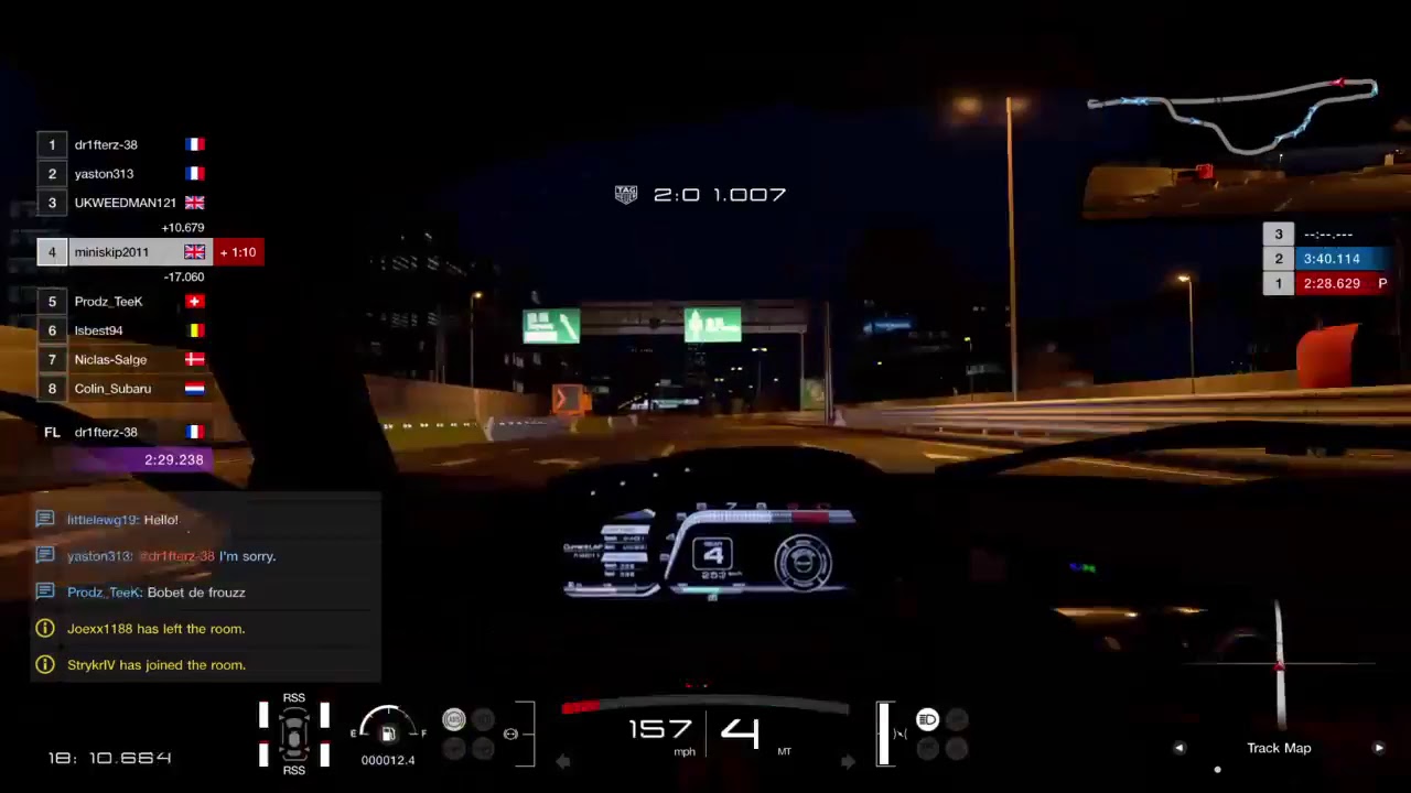 Gran Turismo cop room