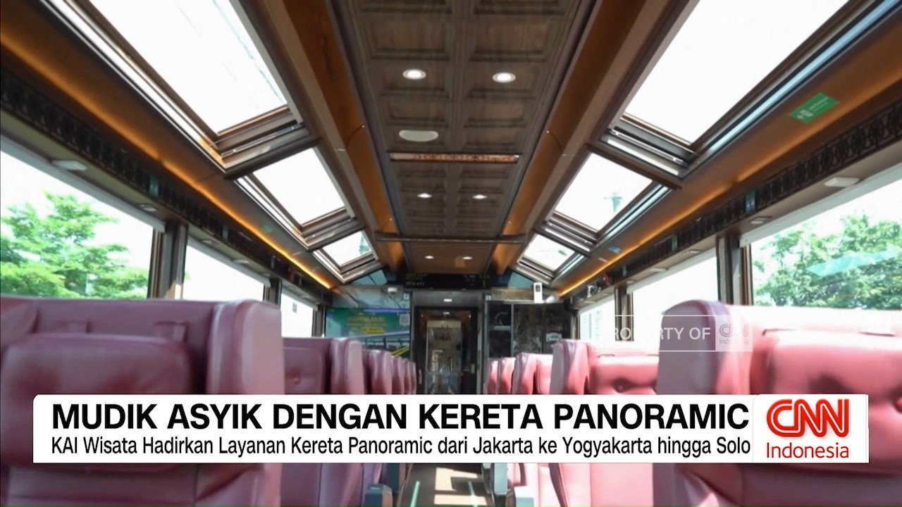 Mudik Asyik dengan Kereta Panoramic