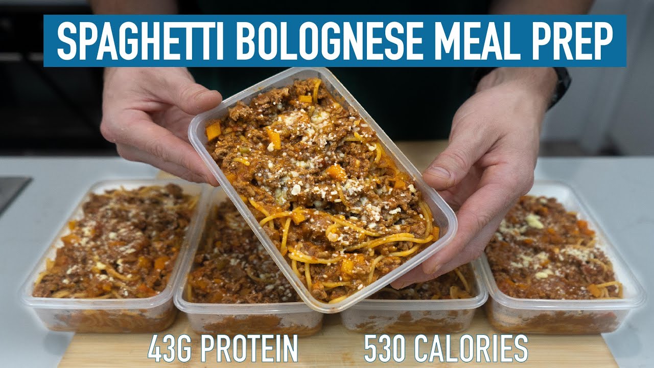 Cook Once, Eat All Week: Spaghetti Bolognese Meal Prep