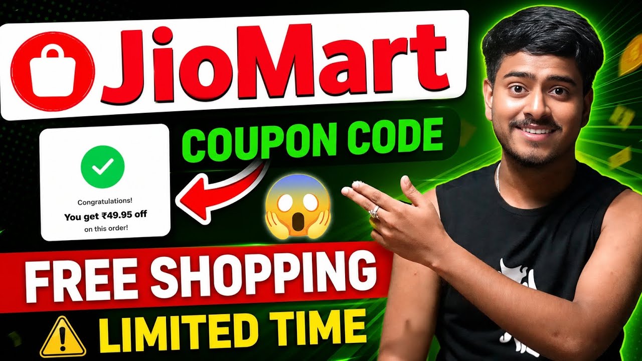 Jiomart Coupon Code Today | Jiomart 100 Off Coupon Code | Jiomart New Coupon Code | Jiomart New Code