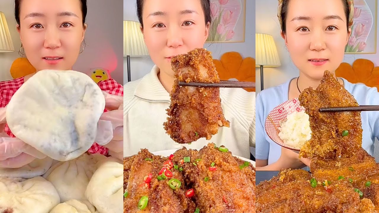 Chinese Home-Style Food Eating Show | Noodles, Buns & Daily Dishes #10