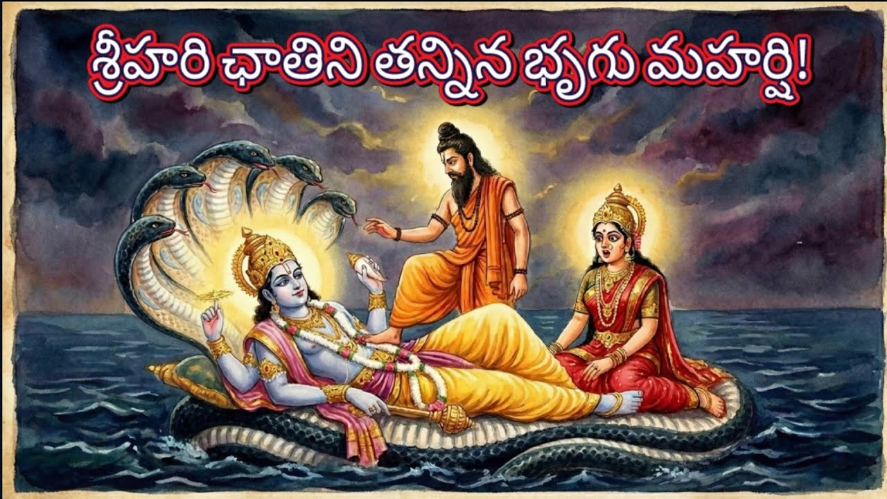 శ్రీహరి ఛాతిని తన్నిన భృగు మహర్షి! | The Day Sage Bhrigu Kicked Lord Vishnu's Chest