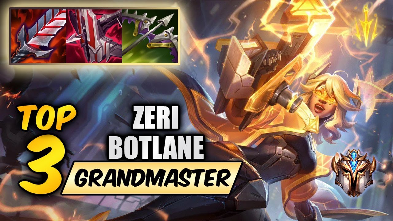 Wild Rift Zeri Top 3 - S15 rank game + build