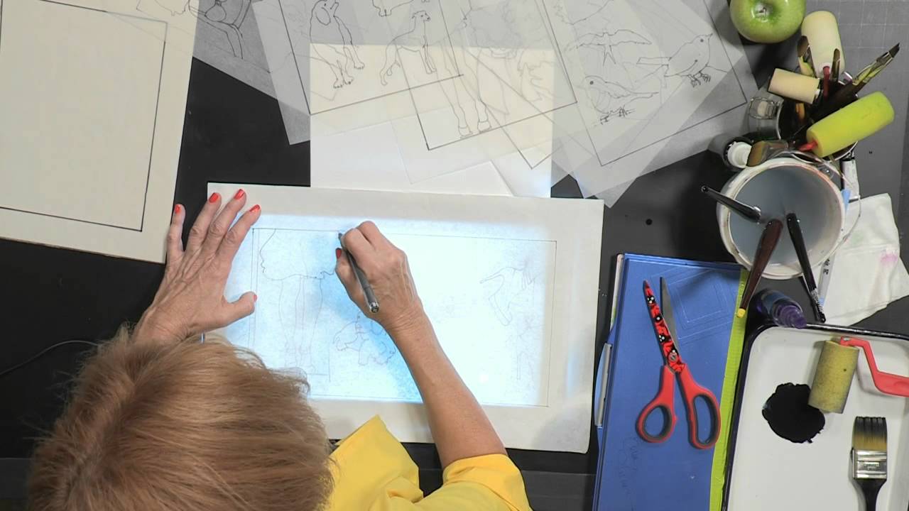 How to Compose a Painting Using a Lightbox