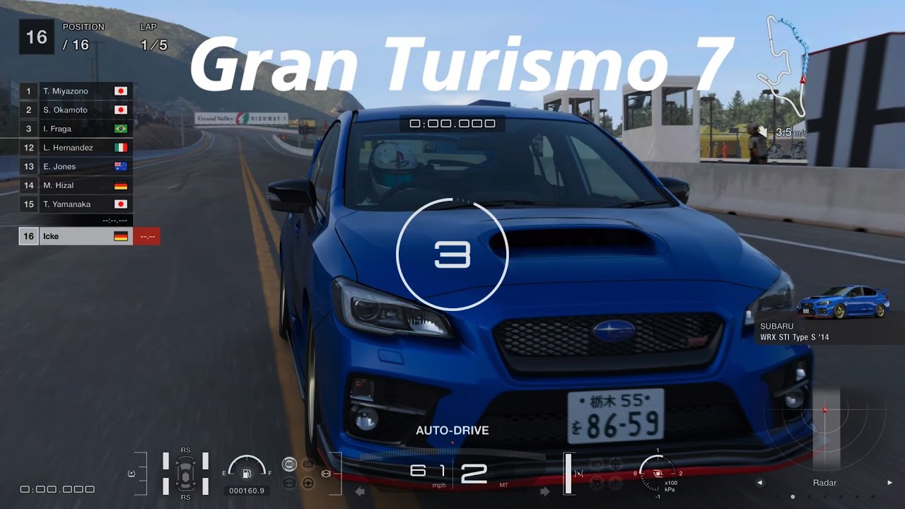 Gran Turismo™ 7 - Gran Valley Highway 1 Reverse