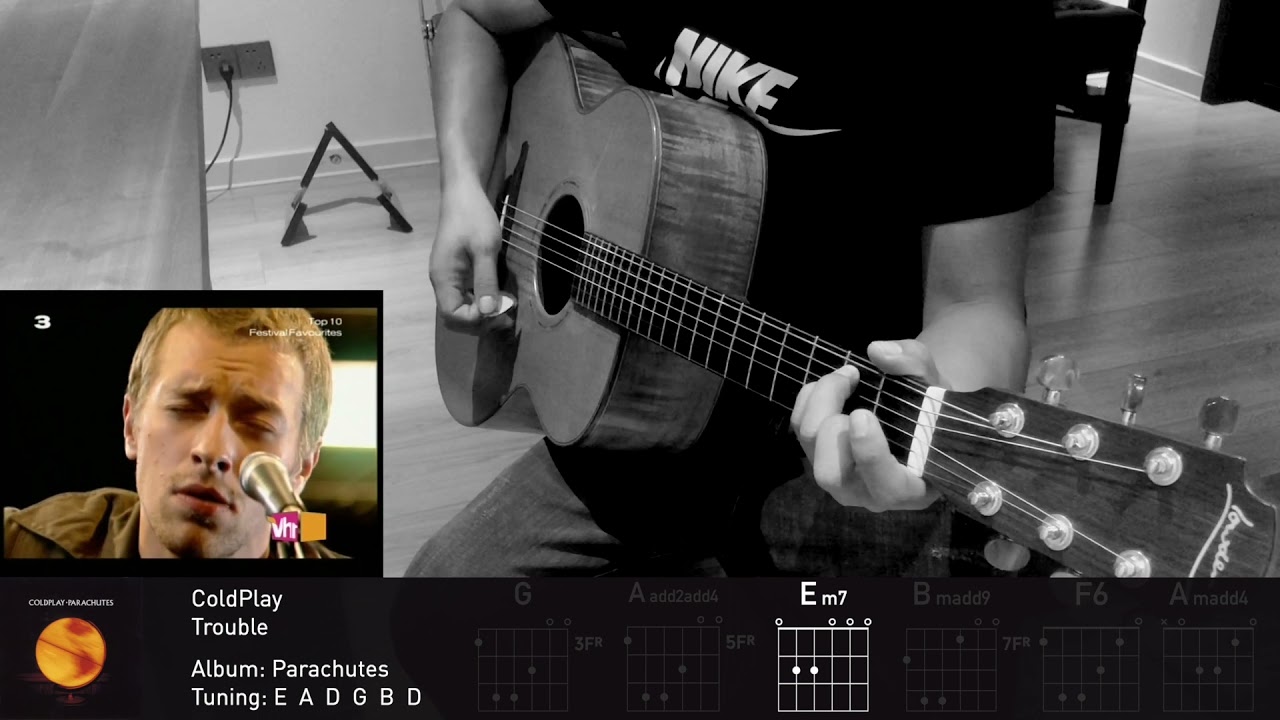 Trouble - ColdPlay Acoustic Guitar  Cover
