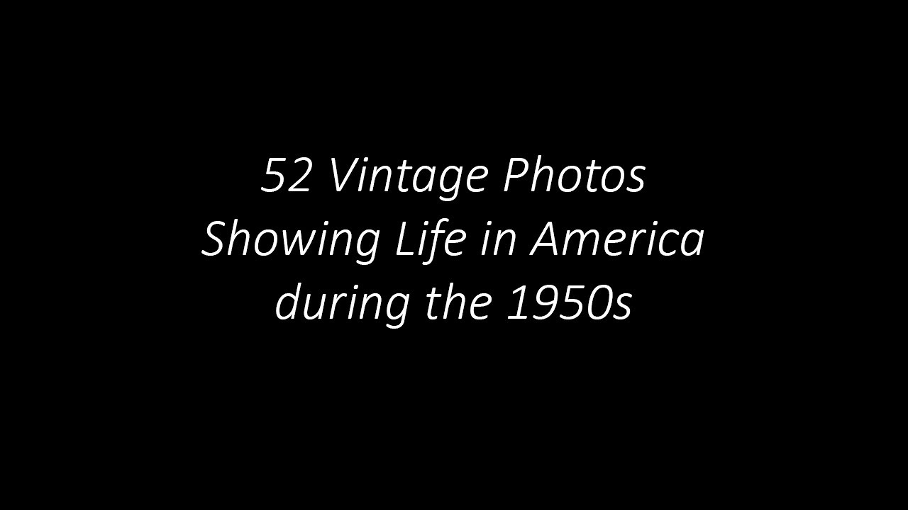 52 Vintage Photos Showing Life in America during the 1950s Volume 1