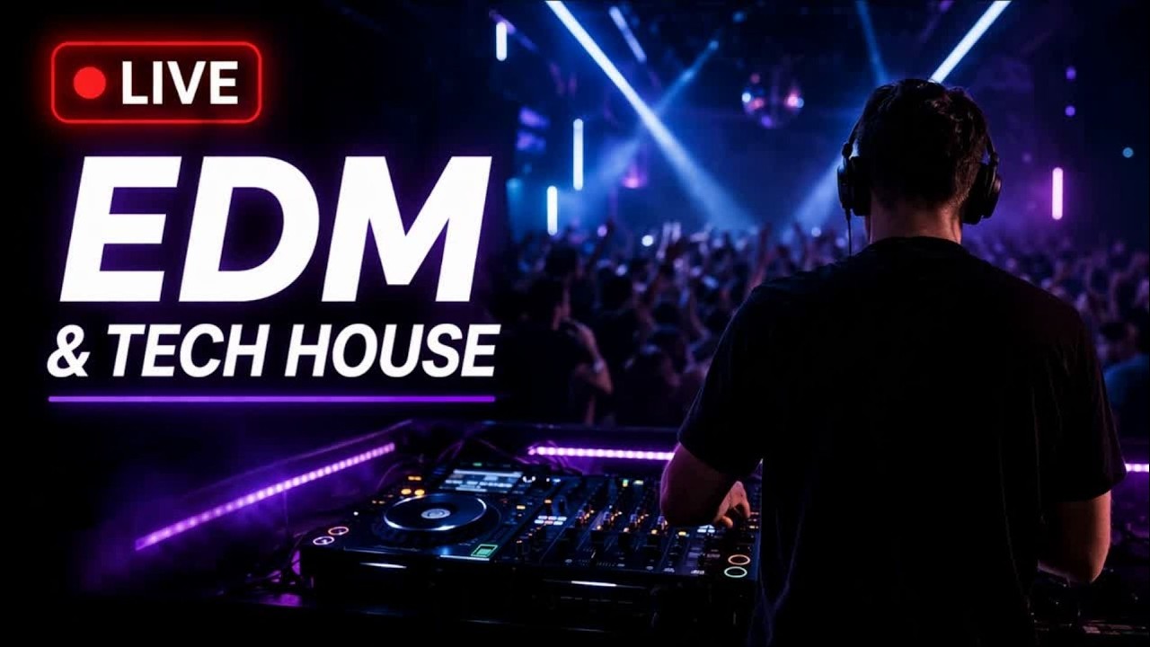 🔴 LIVE NOW | PURE TECHNO ENERGY ⚡ EDM & TECH HOUSE BANGER SESSION 2026