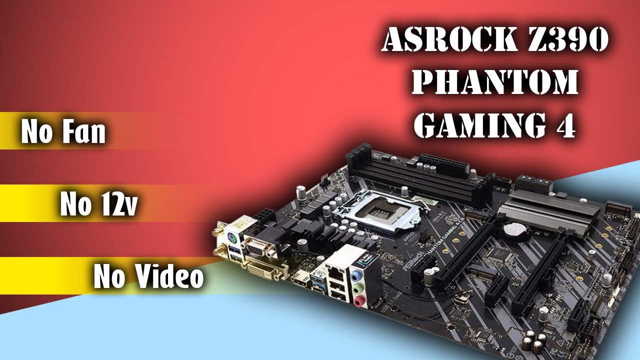 Asrock Z390 Phantom Gaming 4 no da video