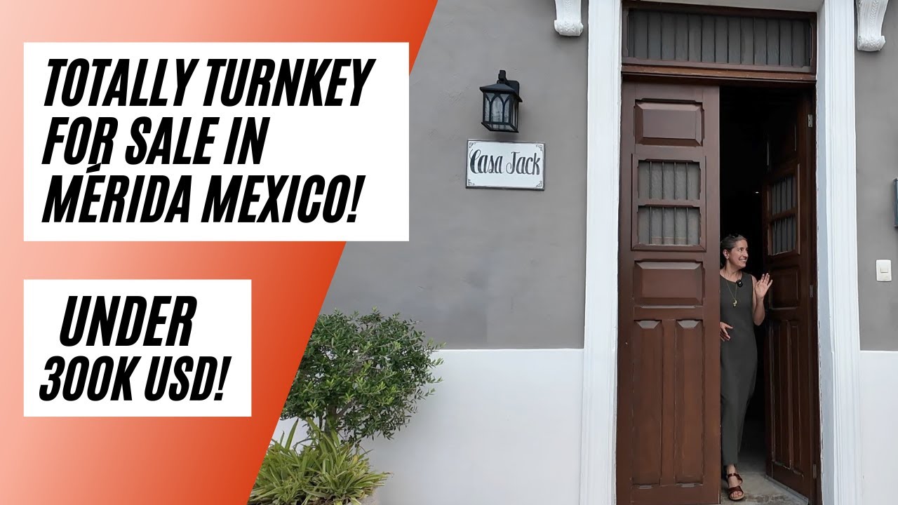 Mérida Mexico sweetheart of a house. FULLY FURNISHED & TURNKEY!