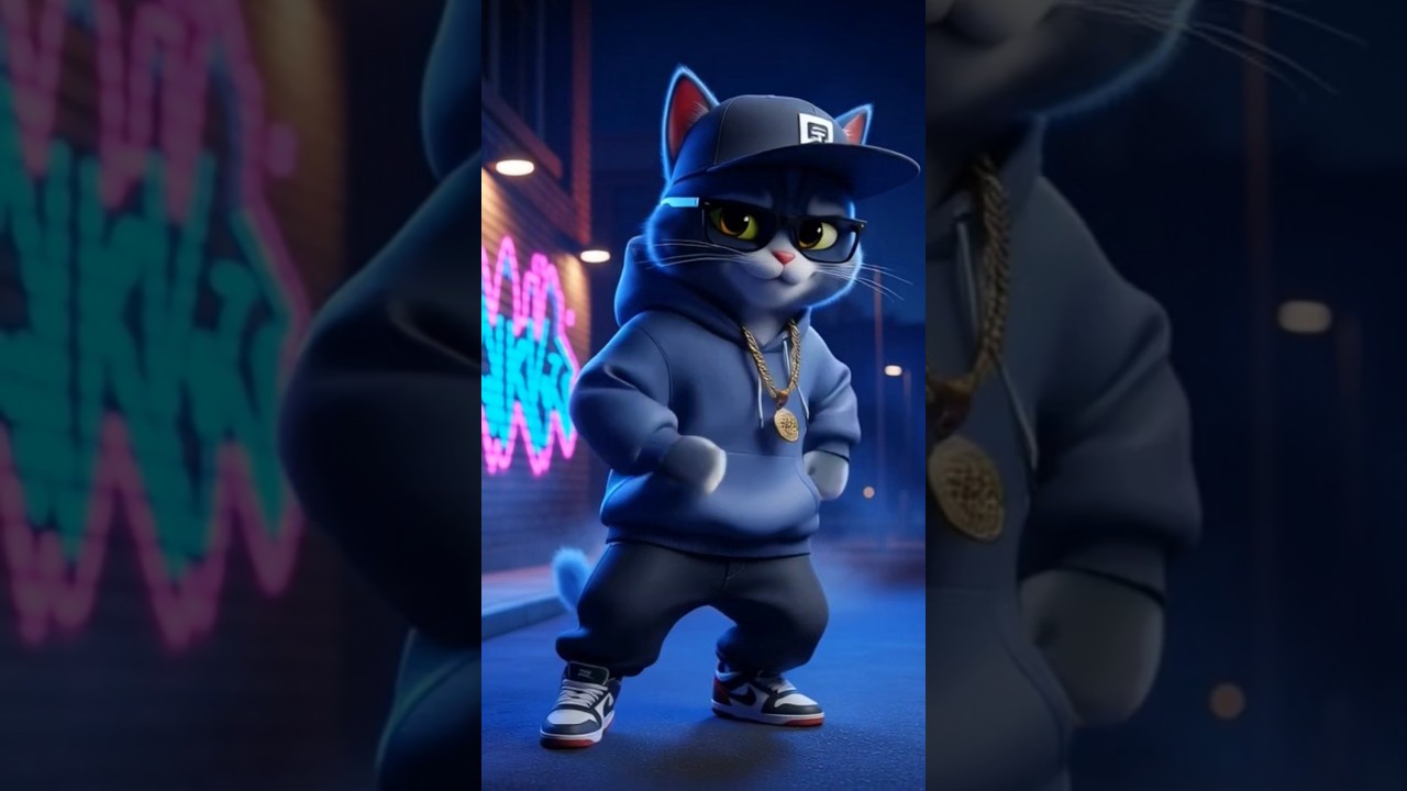 Cute 3D Cat Dance 🐾 | hip - hop 