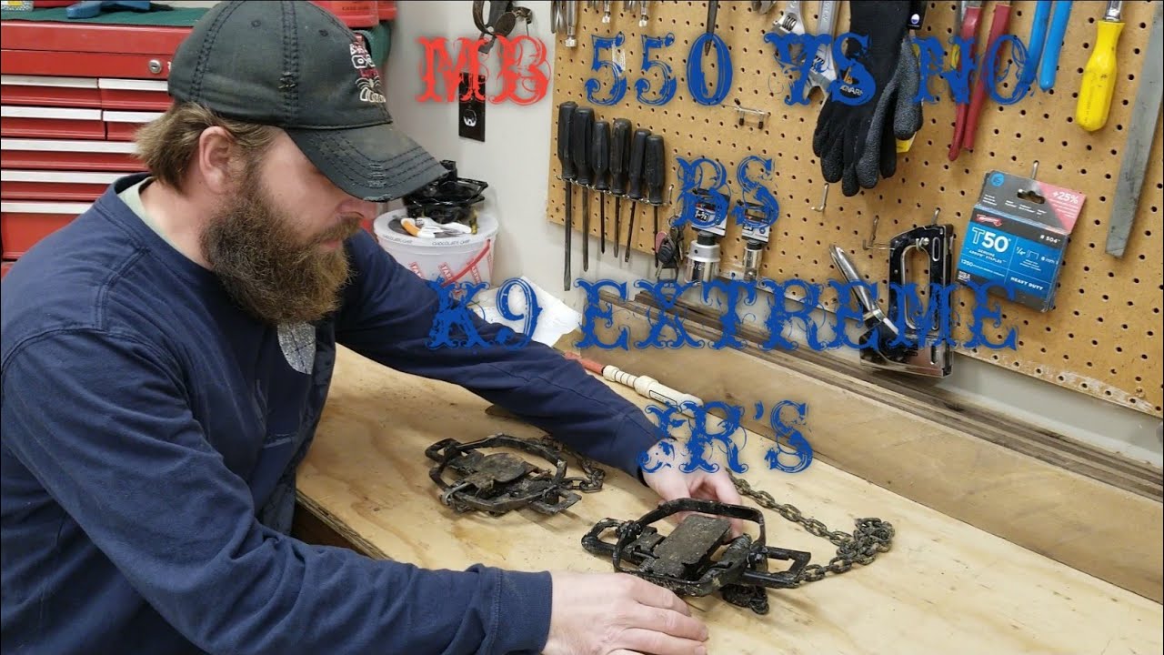 MB 550 VS NO BS LURES K-9 EXTREME JR coyote traps.
