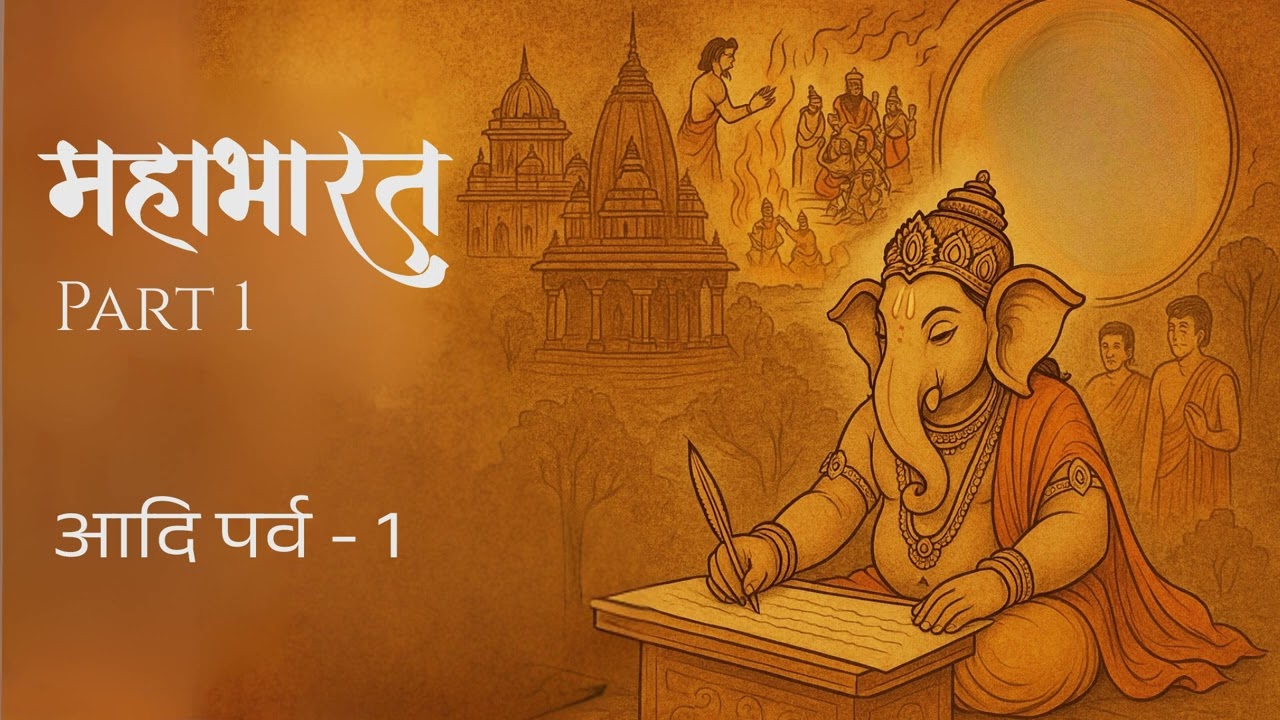 Ved Vyas Rishi Begins Composing Mahabharat | Mahabharat Part 1 | Adi Parv - Part 1 | (Gita Press)