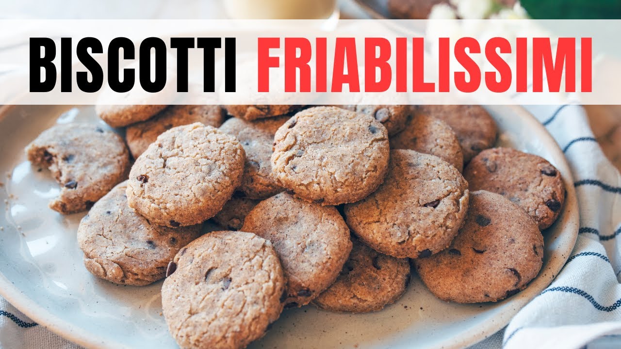 ADDIO AI BISCOTTI CONFEZIONATI! CON QUESTA RICETTA PREPARERAI DEI BISCOTTI SENZA BURRO FRIABILISSIMI