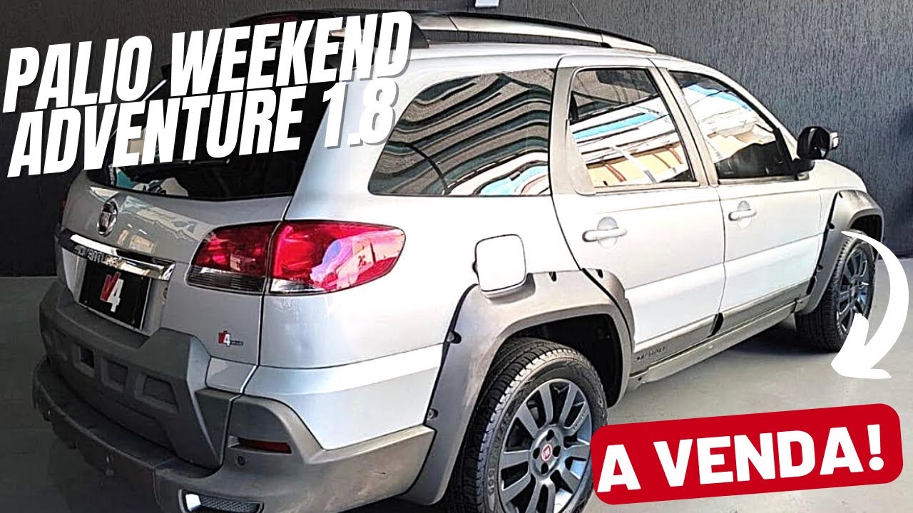 FIAT PALIO WEEKEND ADVENTURE 1.8 2018 COM 80 MIL RODADOS! #palioweekend