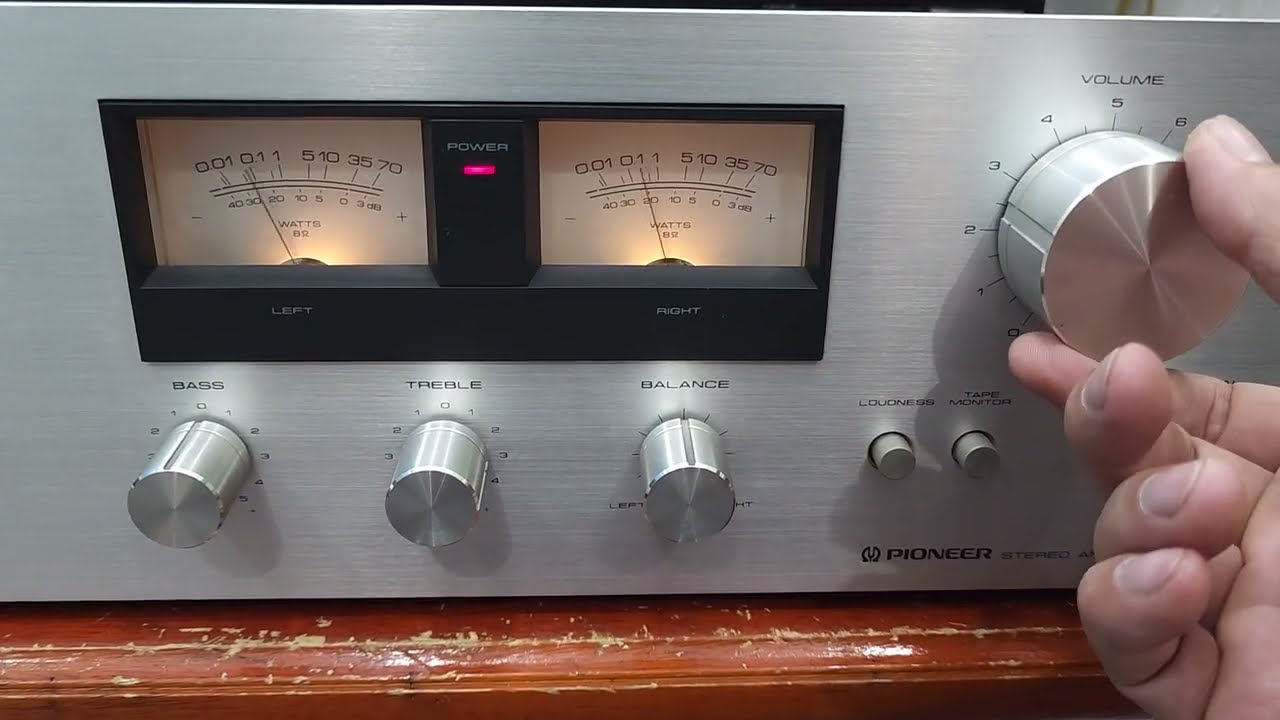 Amply Pioneer SA 7400ii đẹp keng - 90W 4 sò than, nhạc Vàng hay