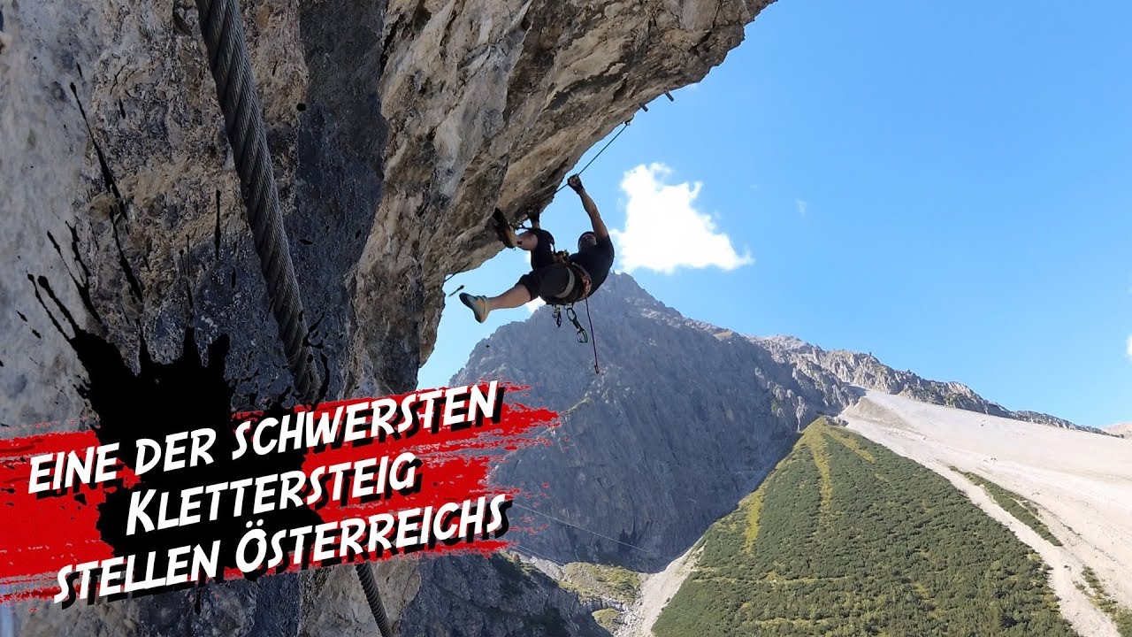Schwerste Klettersteigstelle in Vorarlberg / &Ouml;sterreich (E/F) - Alpin live Klettersteig