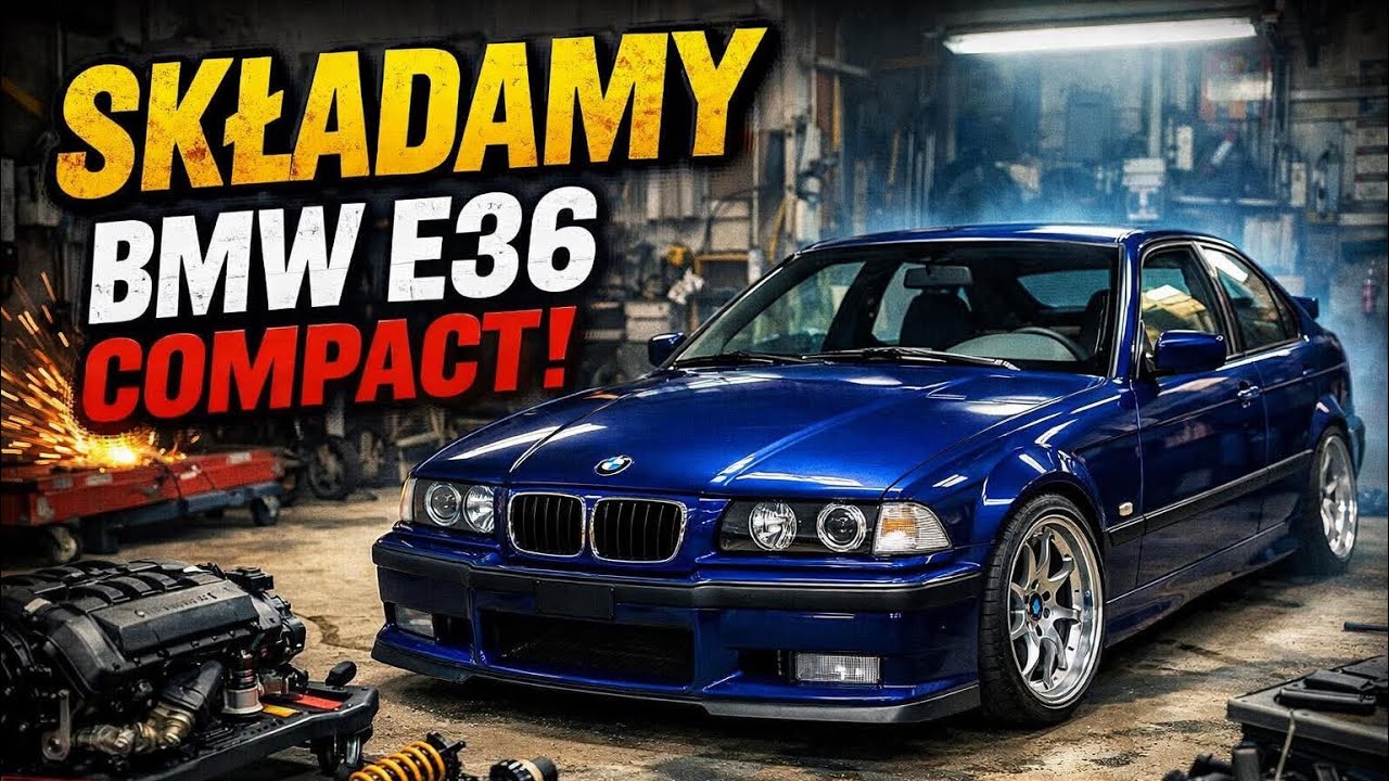 Składamy BMW E36 Compact | Odjechali vlog #2