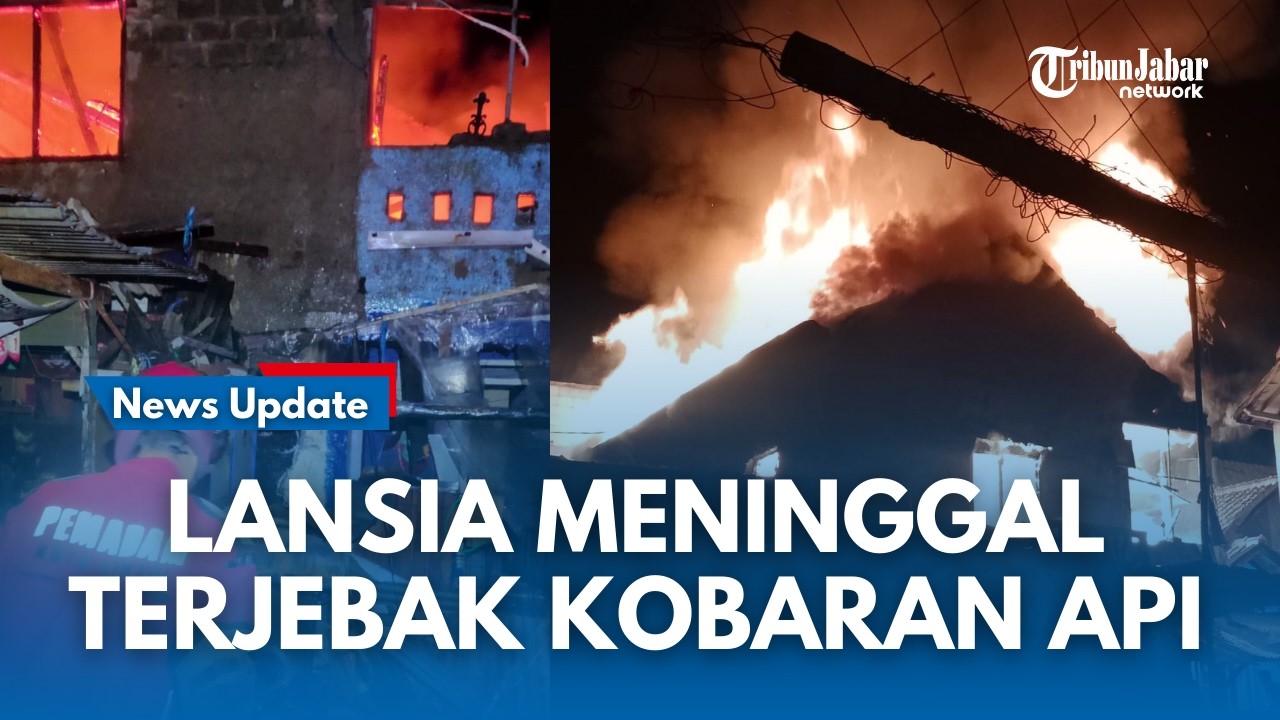 TRAGIS !! Lansia Meninggal Terjebak Kobaran Api, Saat Rumahnya Terbakar  Pada Dini Hari
