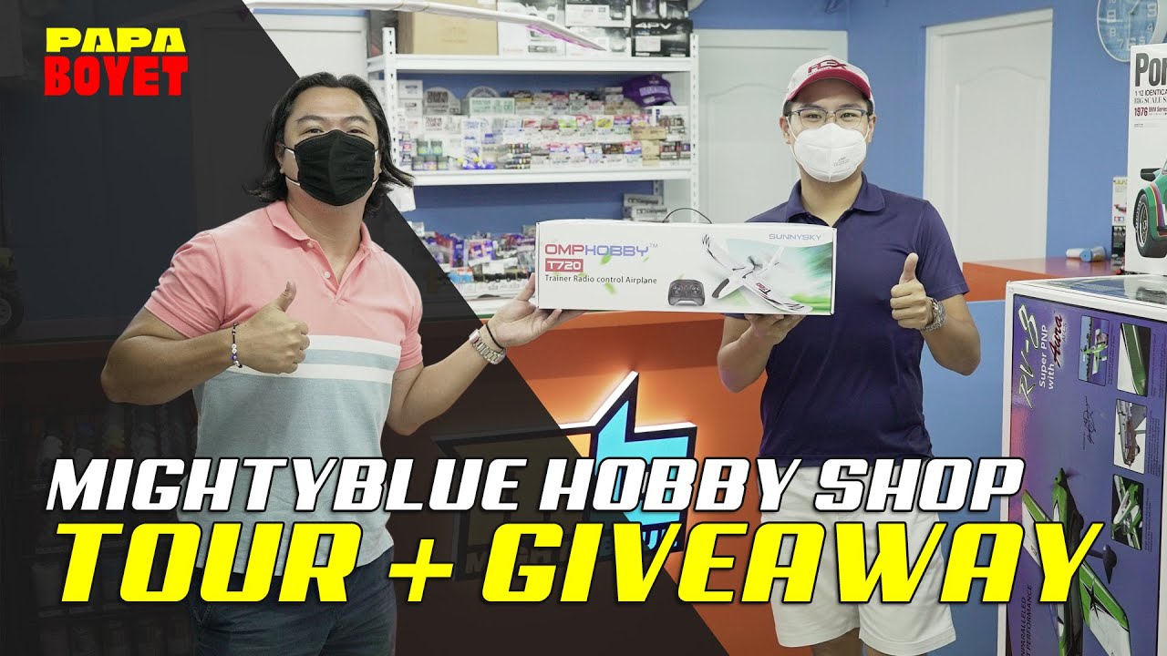 Mightyblue Hobby Shop Tour + GIVEAWAY | Papa Boyet