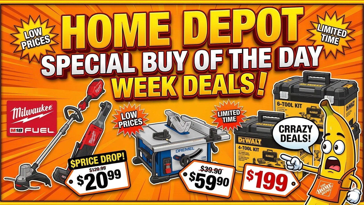 Home Depot Tool Deals Just Dropped Here's What You're Missing