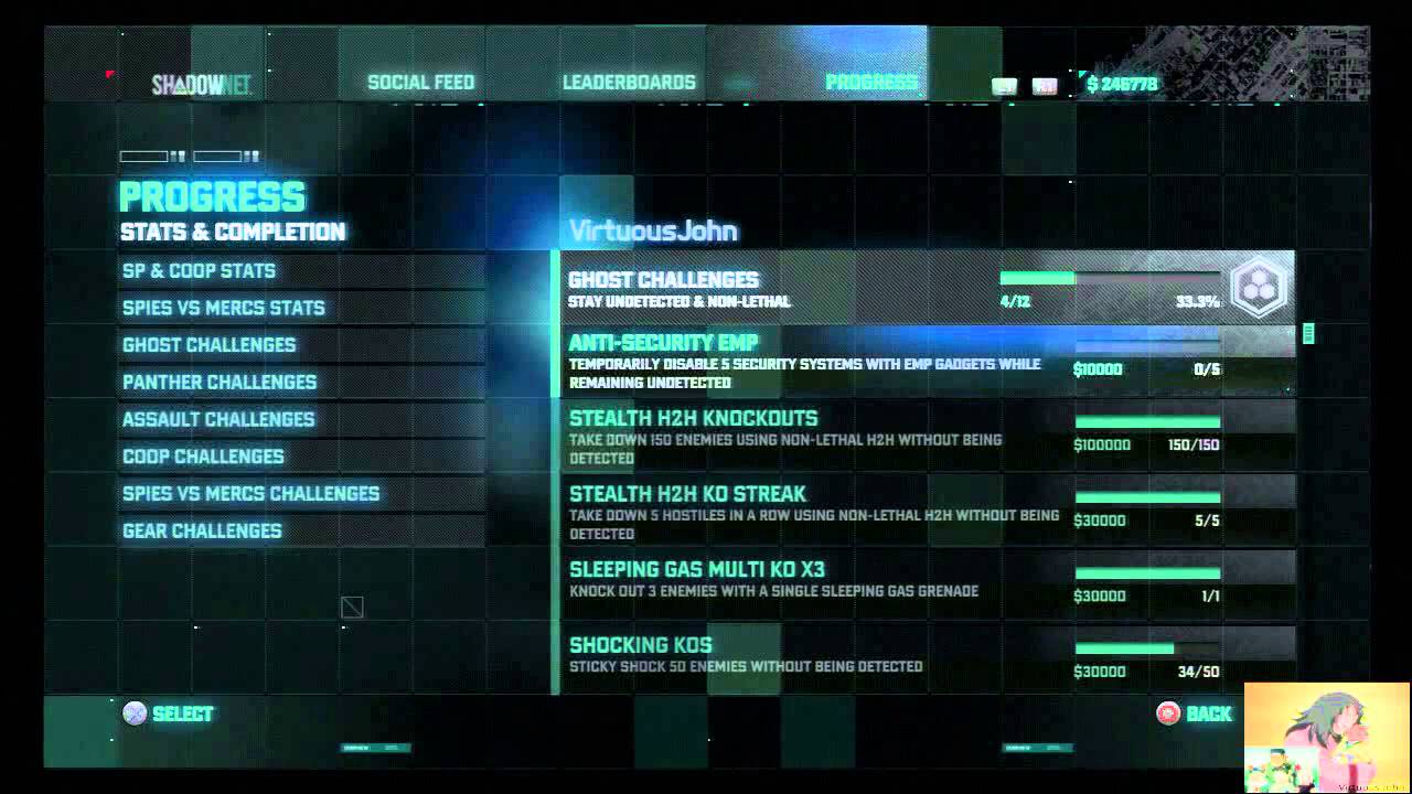 Splinter Cell: Blacklist | Online Menu and Shadownet