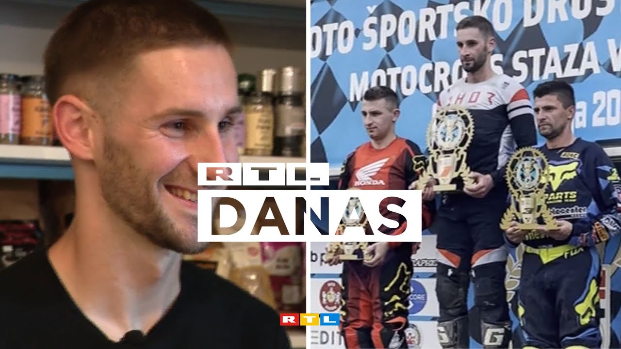 Prvak Hrvatske u MotoCrossu: Svaki dan trenira na stazi i odradi smjenu u voćarni | RTL DANAS