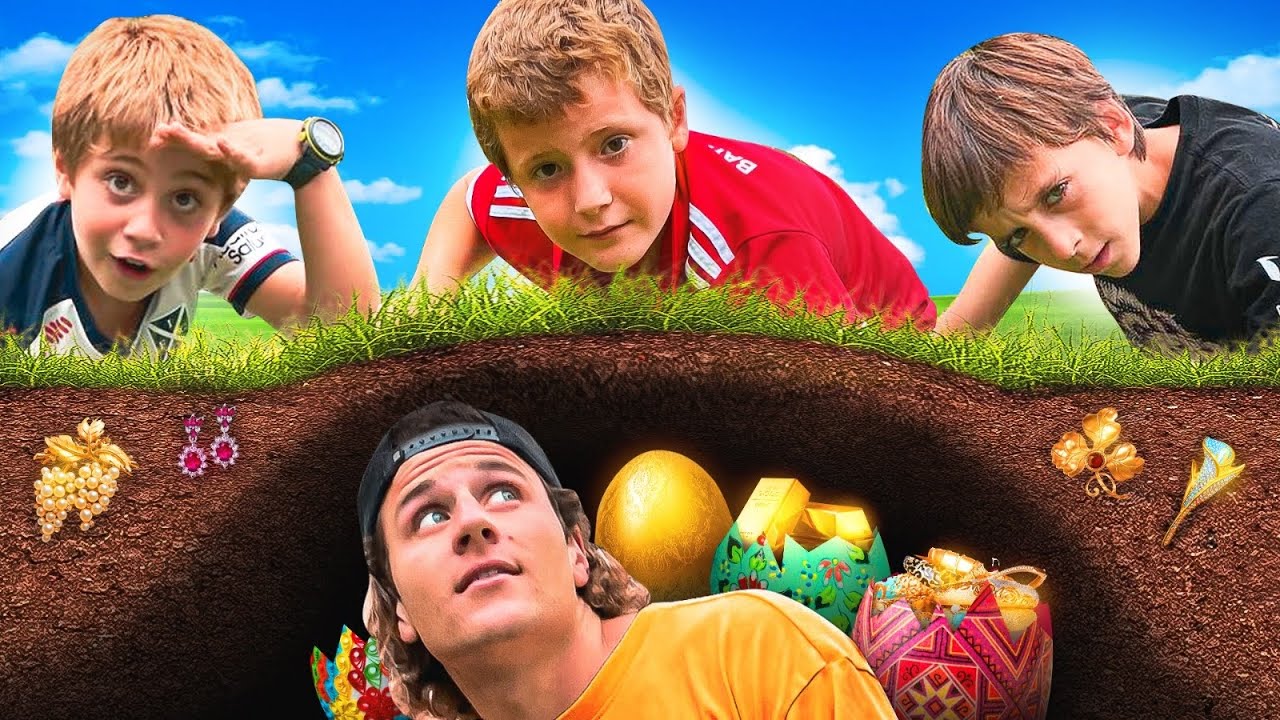 JUGAMOS A LAS ESCONDIDAS CON HUEVOS DE PASCUA !!