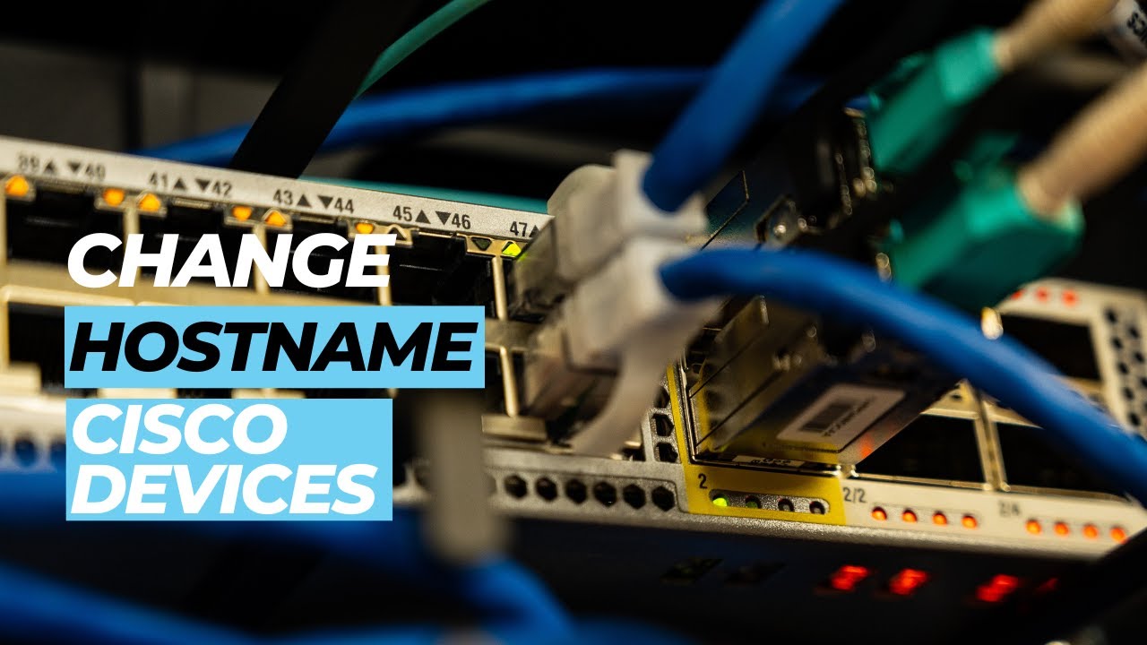 How to change Hostname | (Cisco) router/Firewall, Switch