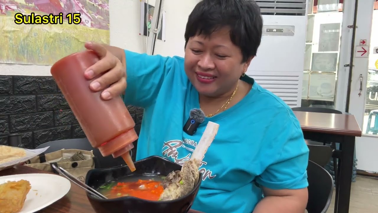 Nge baso lagi Sulastri 15 kasih permen buat babang supir gemoy ‼️ tkw taiwan liburan.
