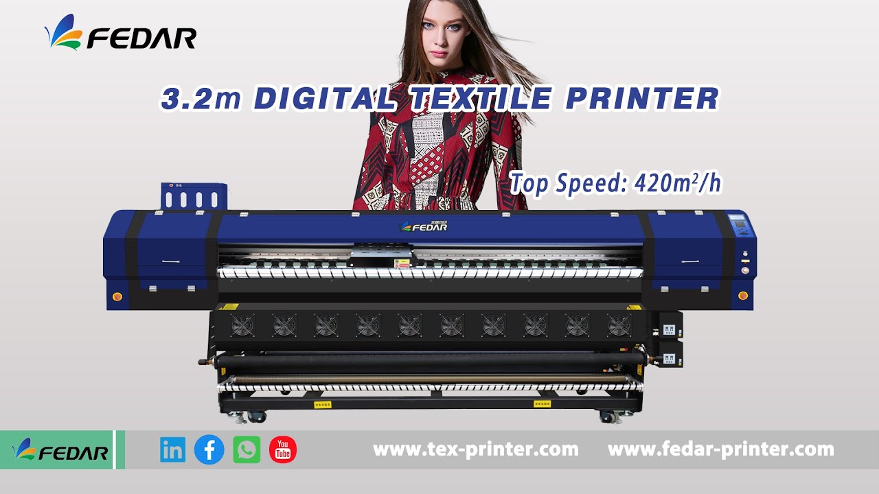 FEDAR FD5328E 3.2M 8 HEAD SUBLIMATION PRINTER