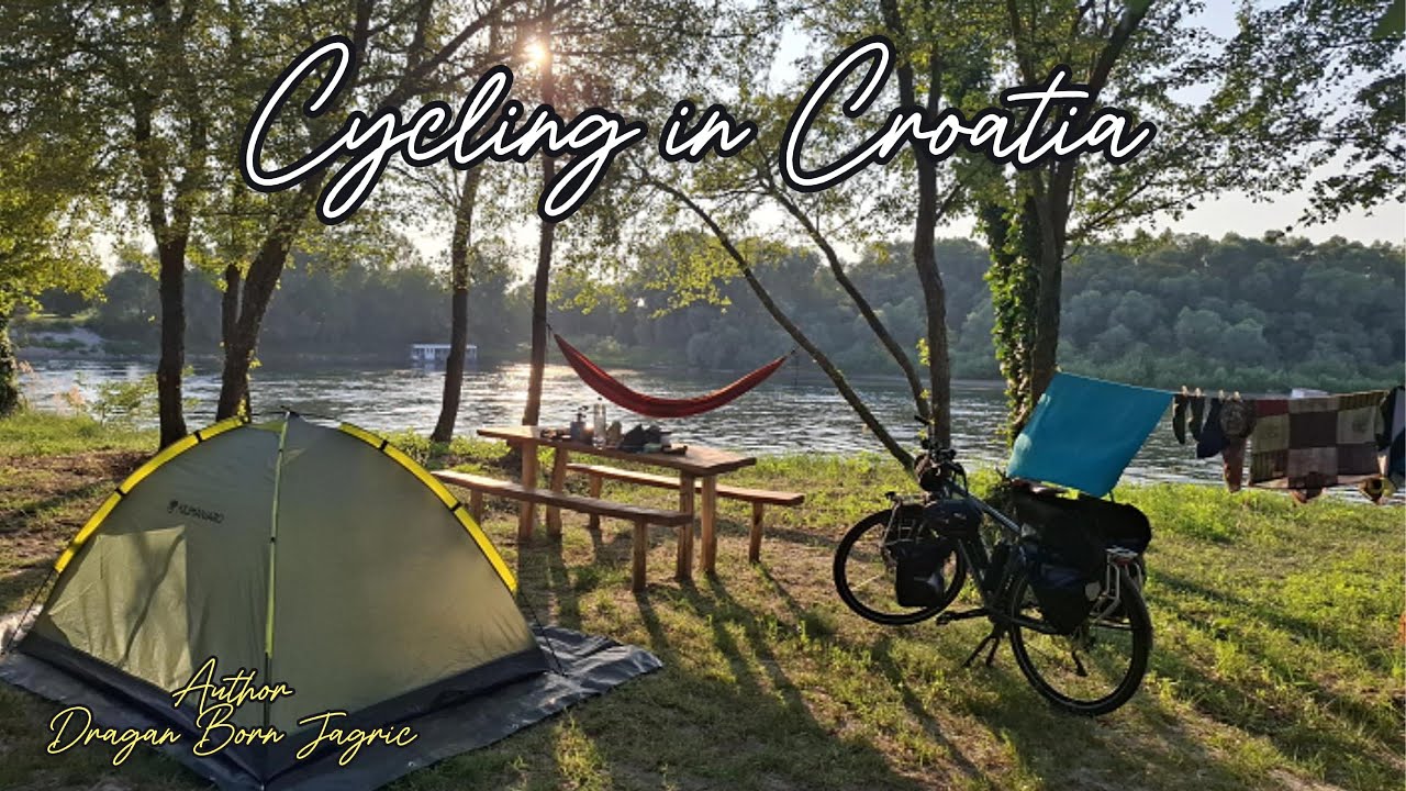 Cycling around Croatia,  From Slovenia along the border with Hungary to Vukovar. Around 530 km 4K