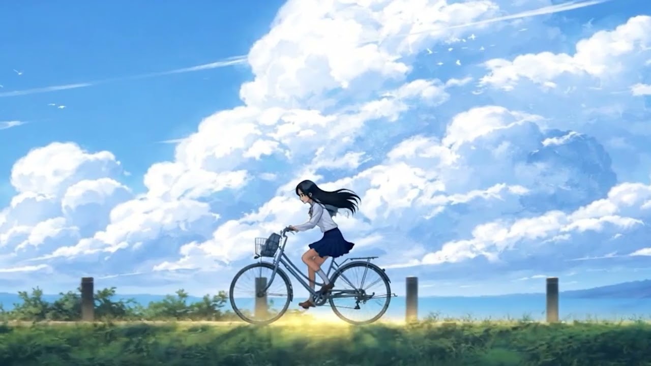 自転車と少女｜チルなドライブlofi【1.5H Loop｜作業・リラックス】