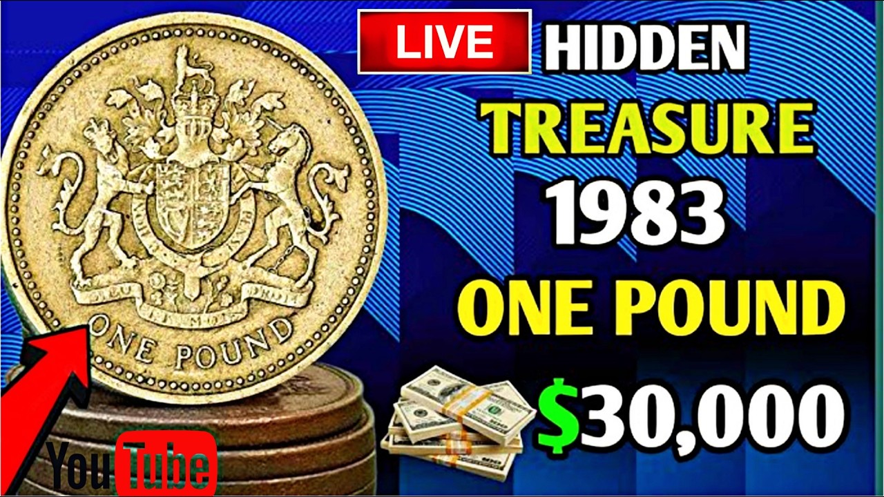 Rare UK One Pound Coin Worth  &euro; 30,000+ | Hidden UK Coin Treasure You Might  Own !🔥