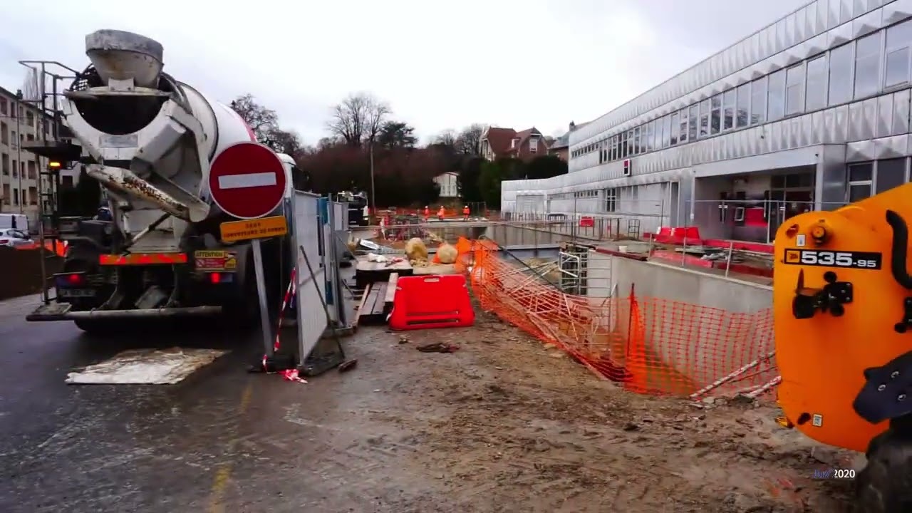 Juvisy réouverture de l'Orge travaux en cours...