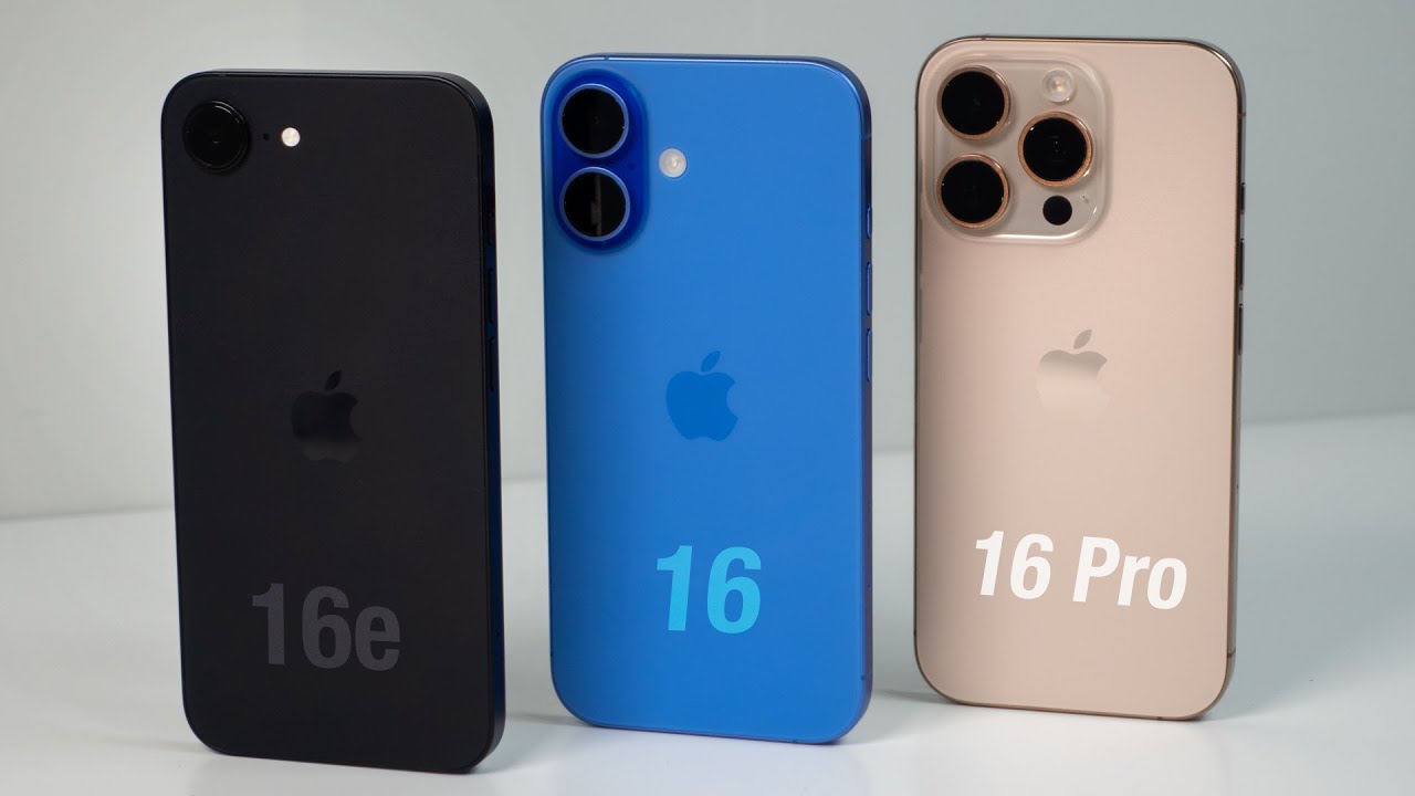 iPhone 16 vs 16e vs 16 Pro - Which one should you buy?