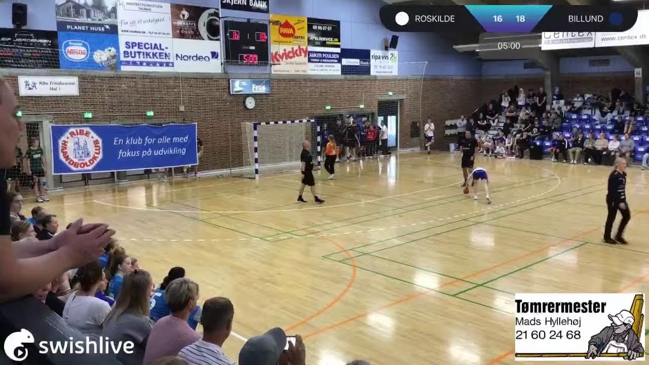 RIBE ELITECUP: U15 PIGE A-FINALE
ROSKILDE VS BILLUND
