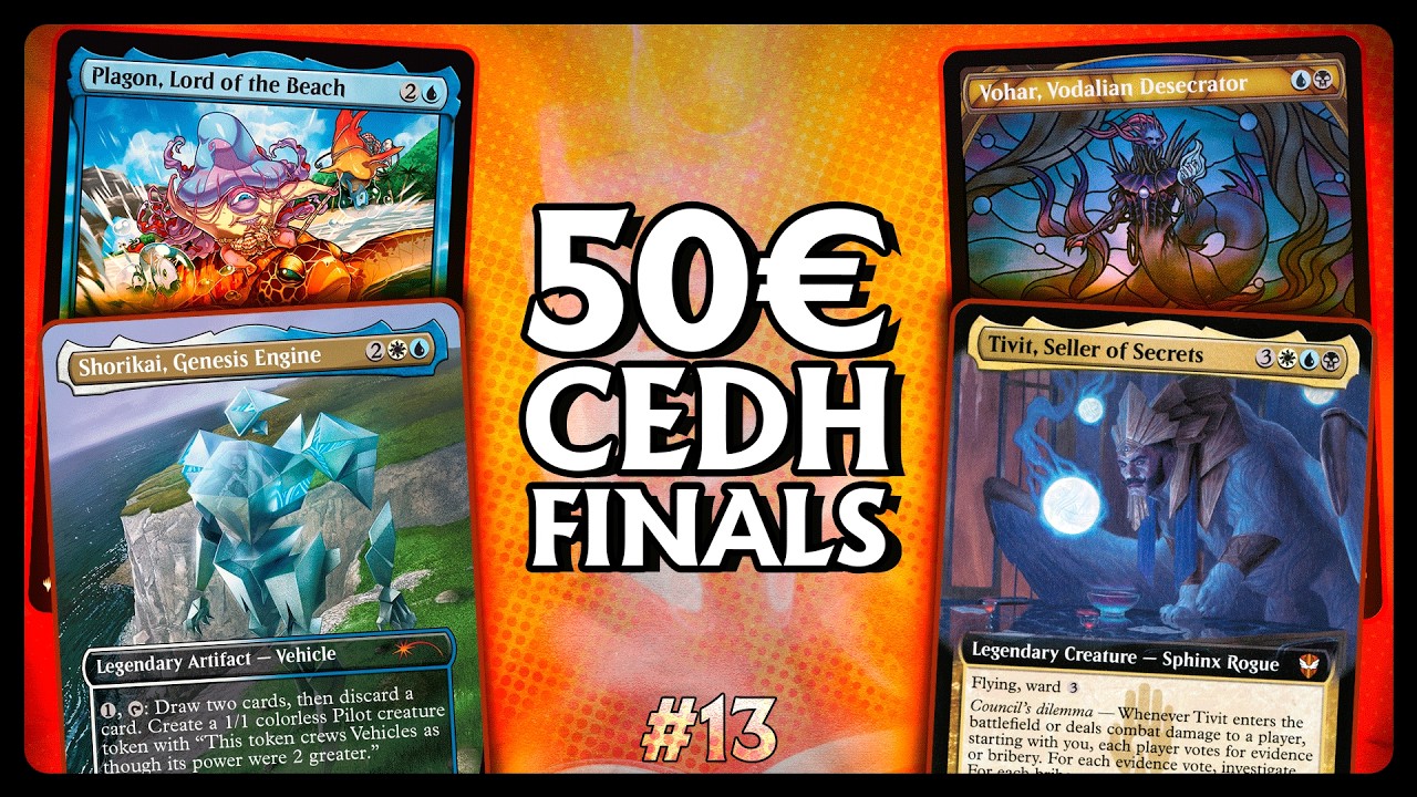PLAGON vs SHORIKAI vs VOHAR vs TIVIT | 50&euro; Budget Commander Finals Sept 2026