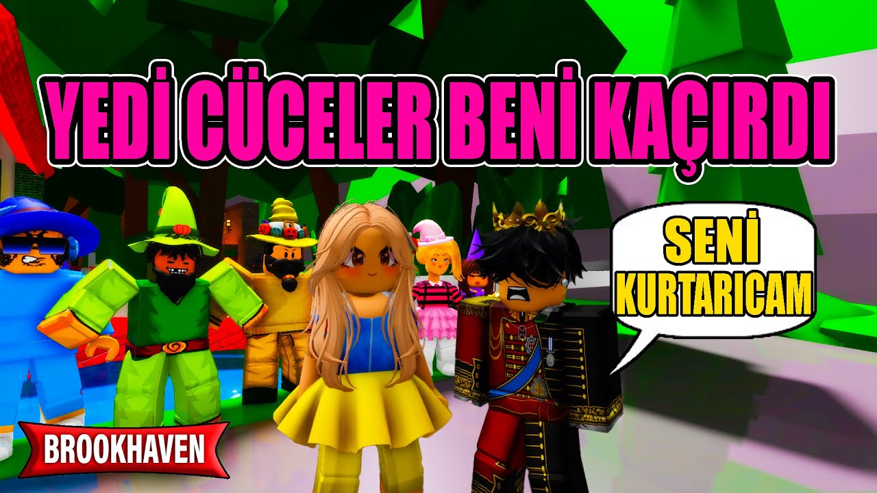 BENİ KAÇIRAN YEDİ CÜCELER ROBLOX BROOKHAVEN RP #roblox #brookhaven #rp