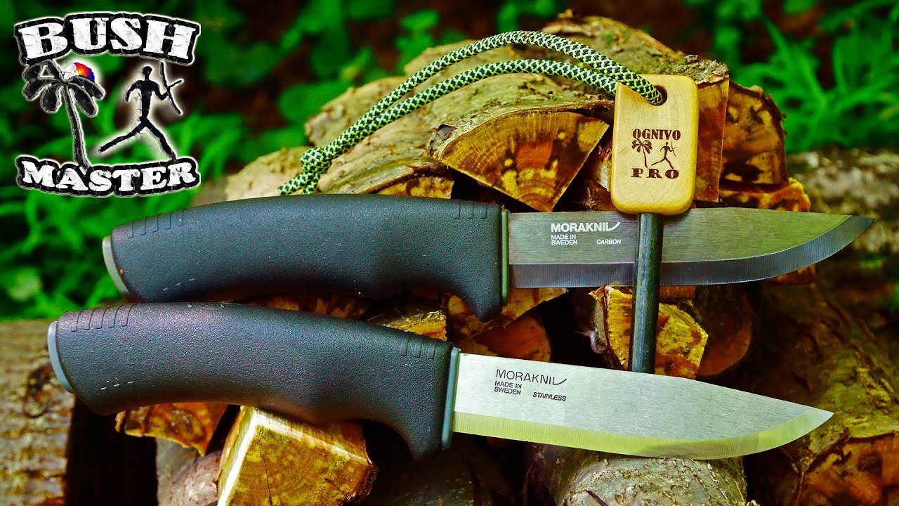 Нож Mora Bushcraft Black против MORA Bushcraft Survival Black. Нож для леса.