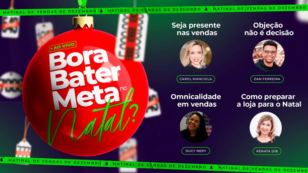 Matinal de Vendas | Bora Bater Meta no Natal