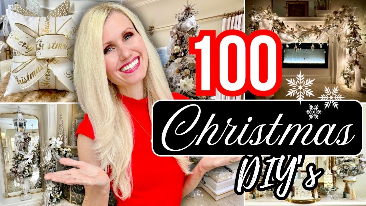 *100 BEST* CHRISTMAS DECOR DIYS & EASY HOLIDAY DECORATING IDEAS On a BUDGET!