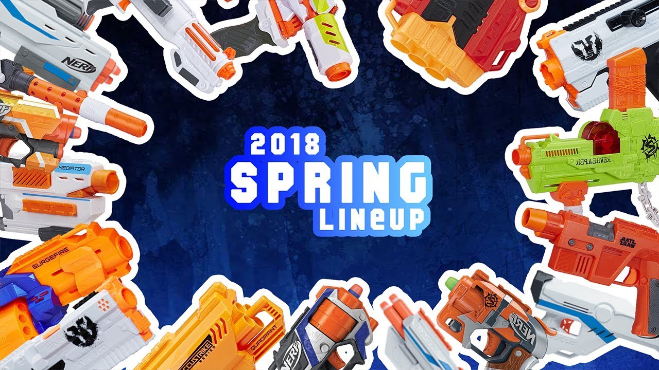 Nerf Spring 2018 Blaster LineUp