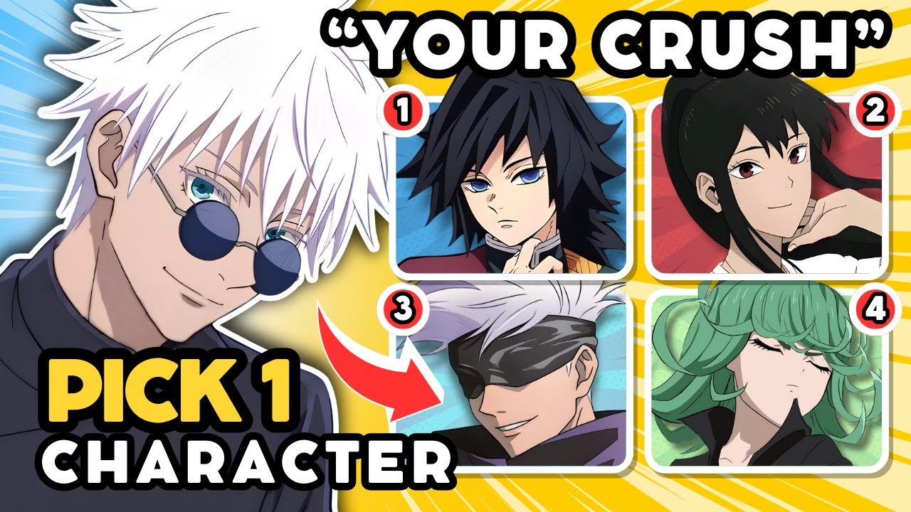 BLIND ANIME CHARACTER PICK for every SITUATION 🔥 | ANIME QUIZ